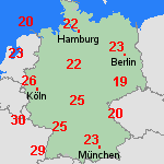 Vorhersage Do, 17.07. Deutschland